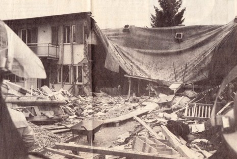1991: Das Haus Kirschenweg 6 in Trümmern (1/1)